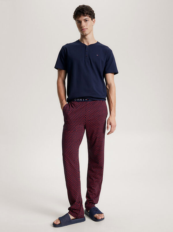 Tommy Hilfiger Navy & Red Lounge Trousers