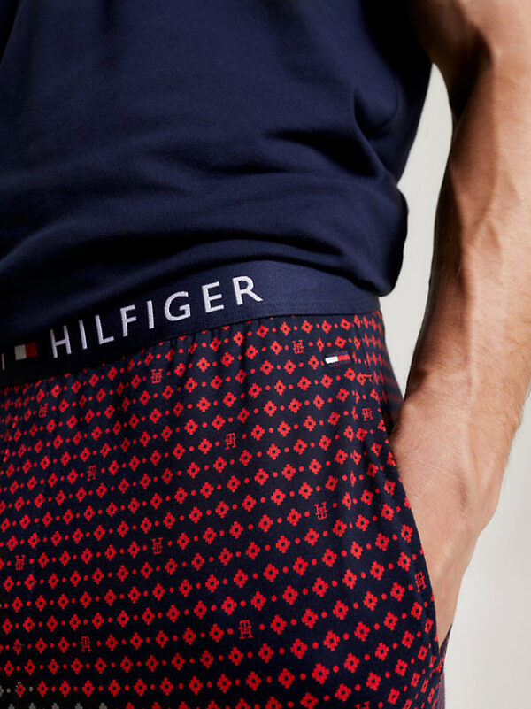 Tommy Hilfiger Navy & Red Lounge Trousers - Image 2