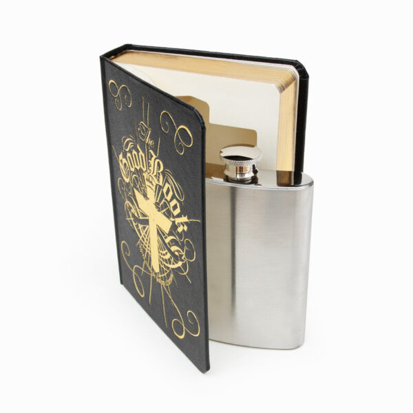 Iron & Glory Good Book Hip Flask