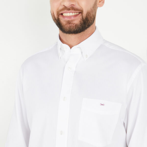Eden Park White Pique Shirt