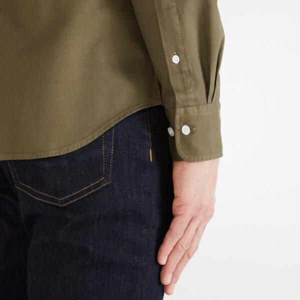 Eden Park Khaki Pique Shirt - Image 4