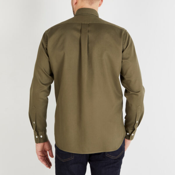 Eden Park Khaki Pique Shirt - Image 3