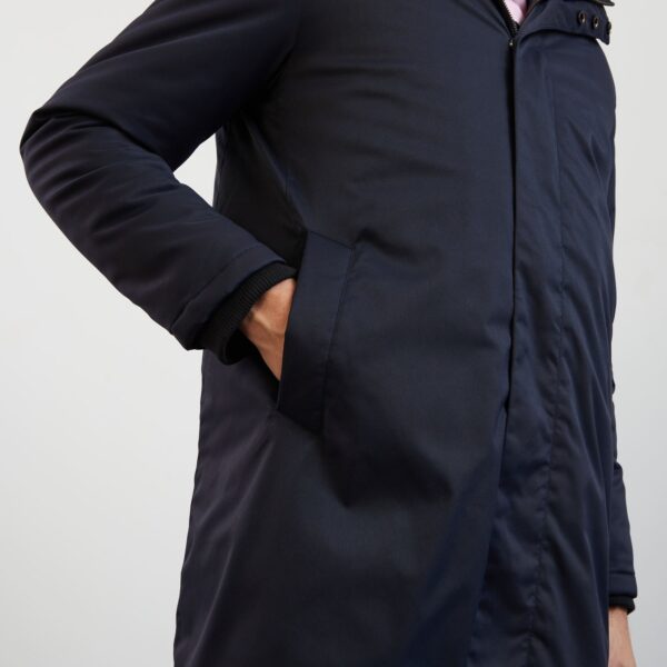 Eden Park Navy 2 in 1 Parka Coat - Image 5