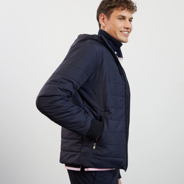 Eden Park Navy 2 in 1 Parka Coat - Image 6