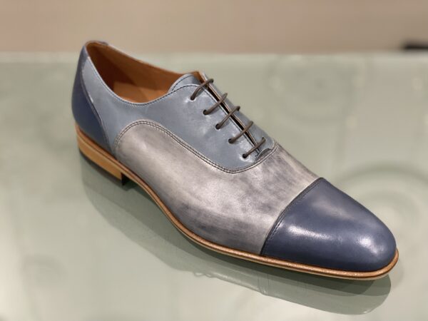 Lacuzzo Blue Two Tone Shoe (8092ZY6100P28)