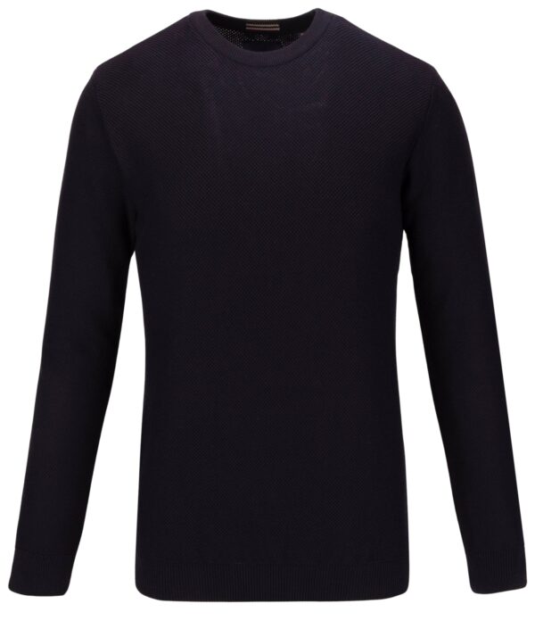 Guide London Navy Textured Jumper 2831