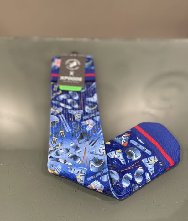 A Fish Named Fred Blue Ski Elements Socks