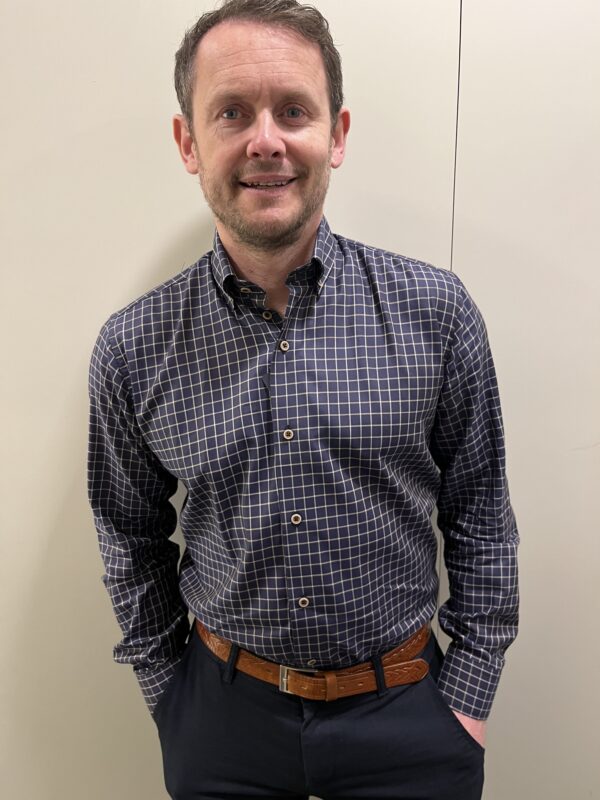 Eden Valley Navy Shirt With Tan Check