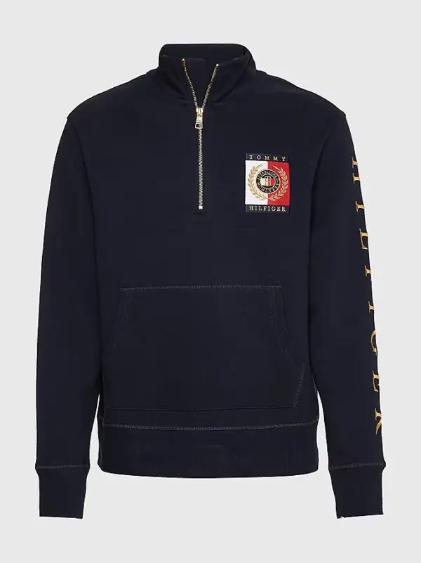Tommy Hilfiger Icon Zip Mock