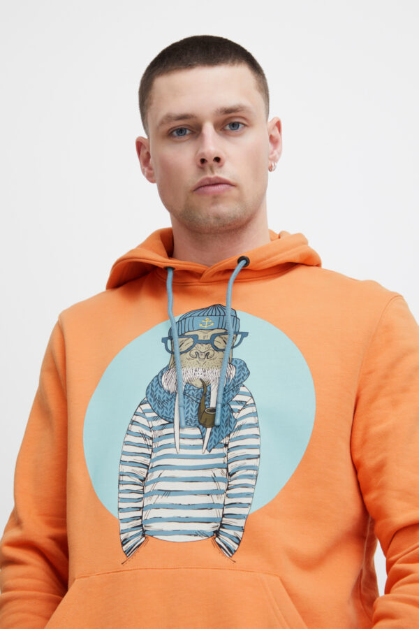 Blend Sailor Walrus Orange Hoodie 20716888 - Image 6