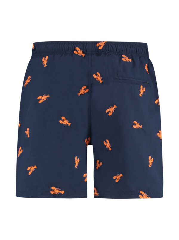 A Fish Named Fred Navy Lobster Swimshorts - Image 2