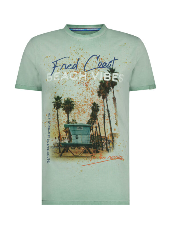 A Fish named Fred Mint Baywatch T-Shirt