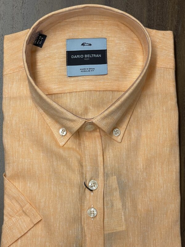 Dario Beltran Molsosa - Peach Short Sleeve Shirt - Image 2