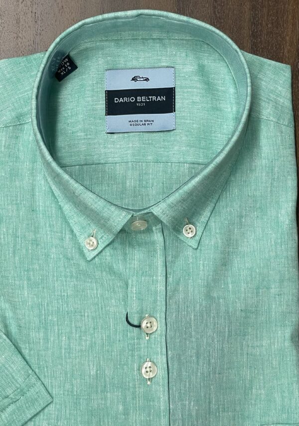 Dario Beltran Molsosa - Mint Short Sleeve Shirt - Image 2