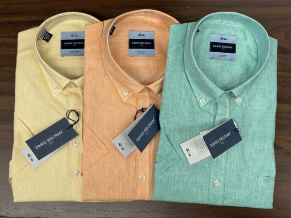 Dario Beltran Molsosa - Peach Short Sleeve Shirt - Image 3