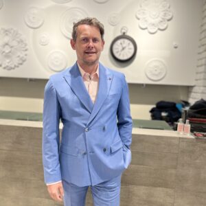Roy Robson Pastel Double Breasted Suit