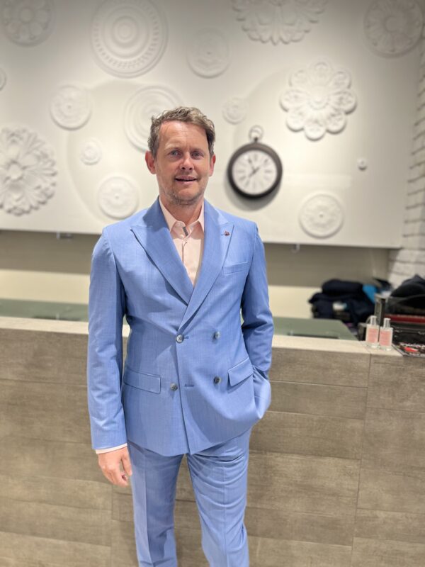 Roy Robson Pastel Double Breasted Suit