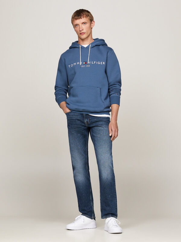 Tommy Hilfiger Logo Blue Hoodie