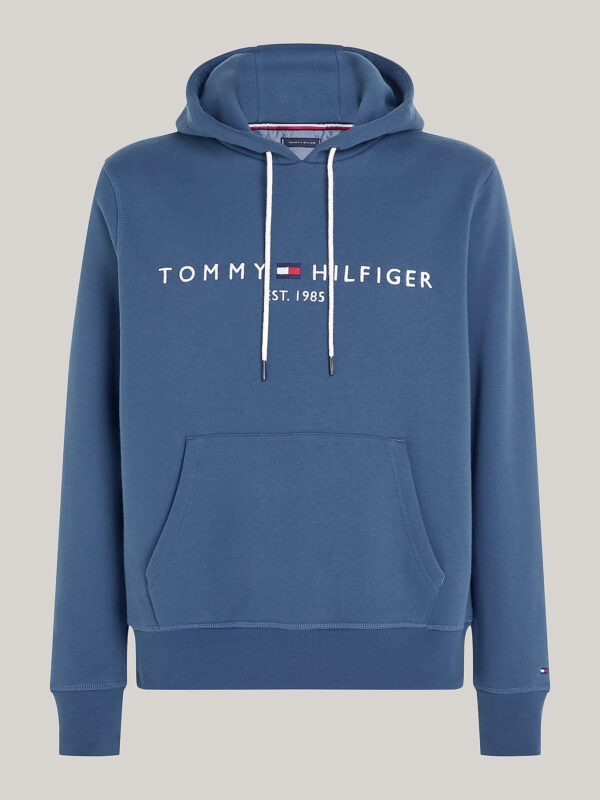 Tommy Hilfiger Logo Blue Hoodie - Image 4