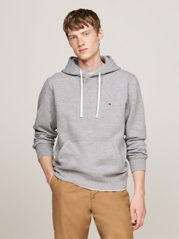 Tommy Hilfiger Basic Flag Grey Hoodie