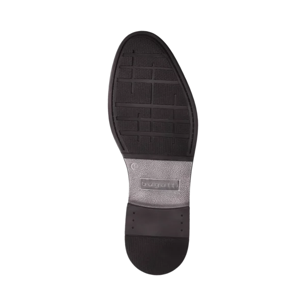 Bugatti Black Leather Boot with side Zip - Image 7