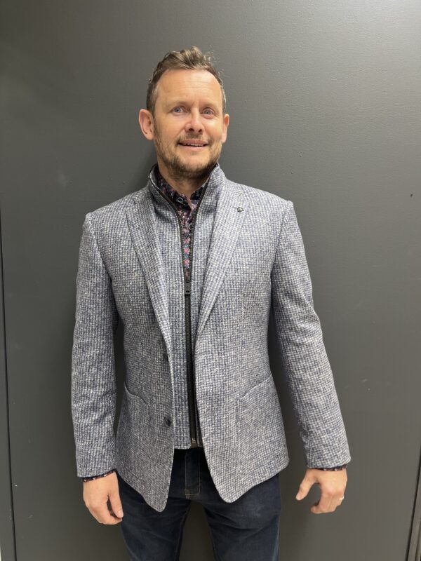Roy Robson Blue Jacket With Removable Inner Gillet - Image 2