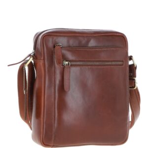 Ashwood Leather Travel Flight Bag Chestnut: K-42