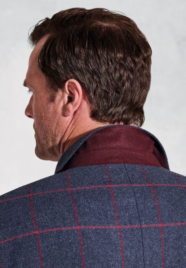 Brook Tverner Edlington Classic Fit Blue Jacket - Image 4