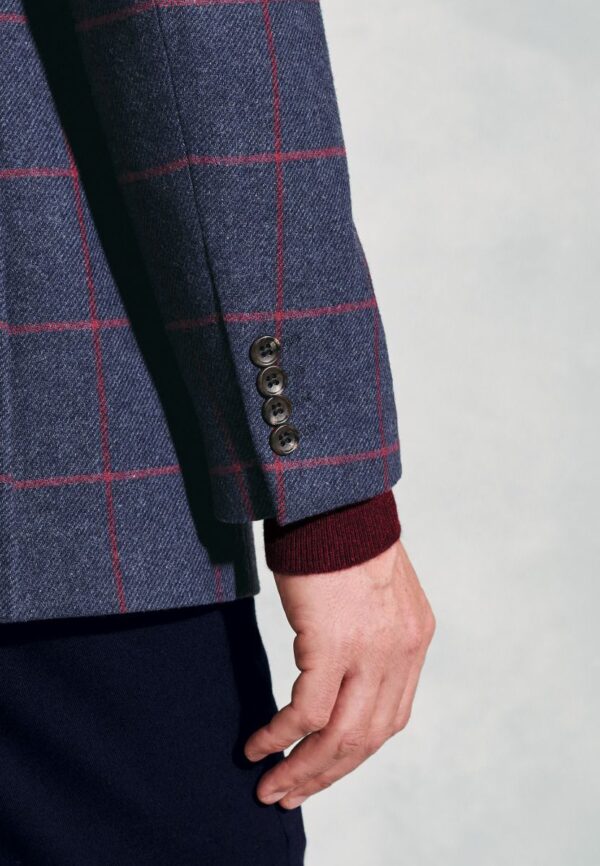 Brook Tverner Edlington Classic Fit Blue Jacket - Image 5