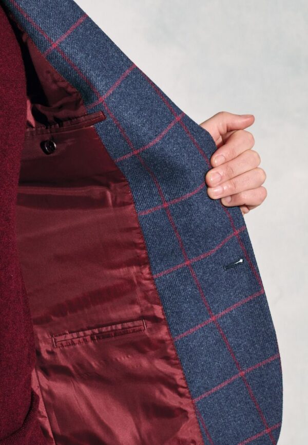 Brook Tverner Edlington Classic Fit Blue Jacket - Image 6