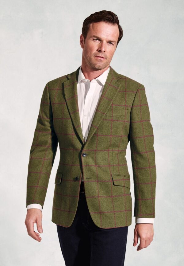Brook Taverner Edlingham Classic Fit Green Jacket