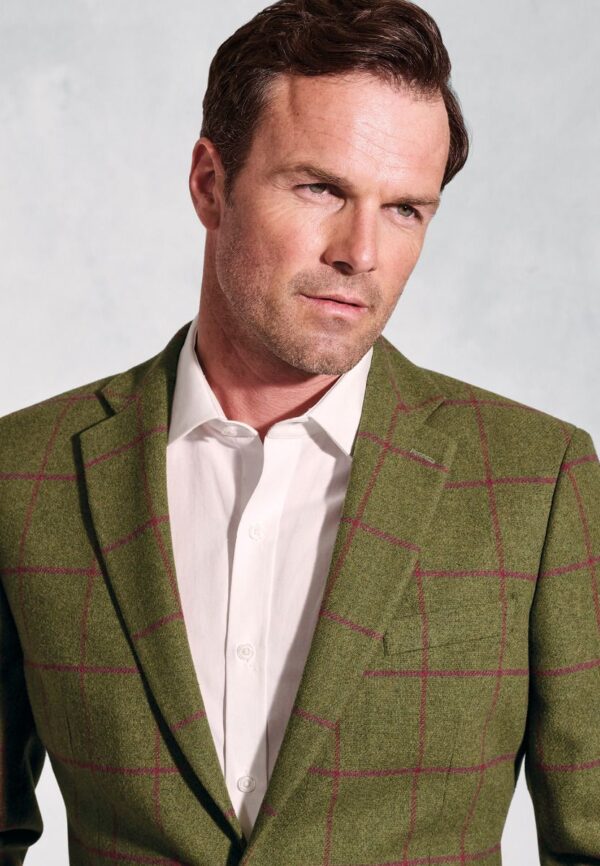 Brook Taverner Edlingham Classic Fit Green Jacket - Image 2