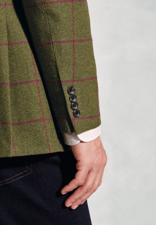 Brook Taverner Edlingham Classic Fit Green Jacket - Image 4