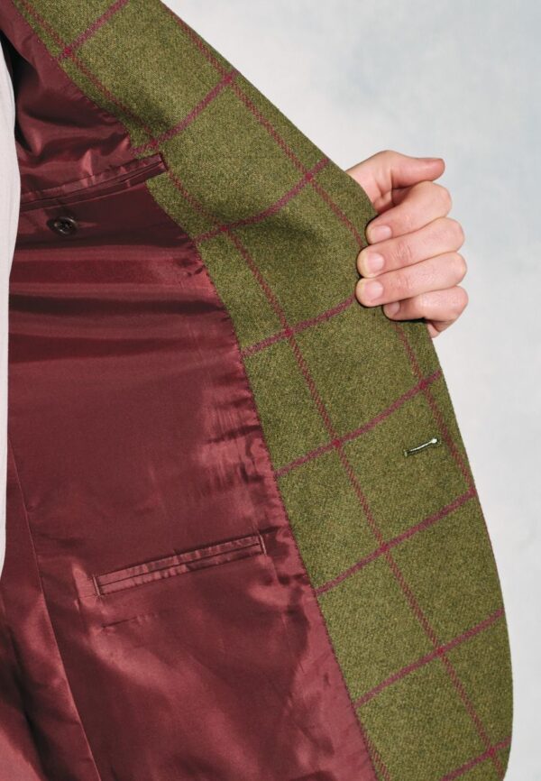 Brook Taverner Edlingham Classic Fit Green Jacket - Image 5
