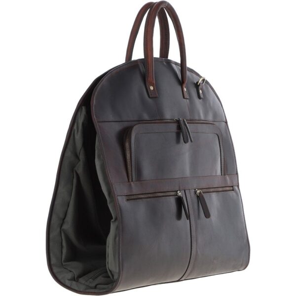 Mens Leather Suit Carrier Brown: K-50 - Image 5