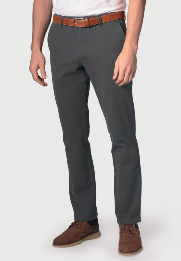 Brook Taverner Seychelles Gunmetal Grey Trouser 8935