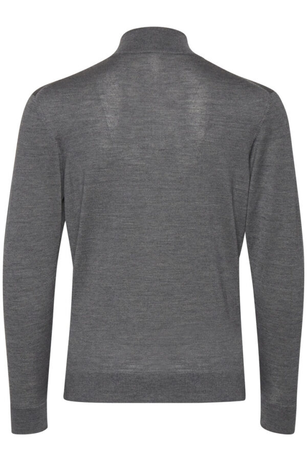 Casual Friday Grey Karlo 1/4 Zip  Jumper 20503605 - Image 2