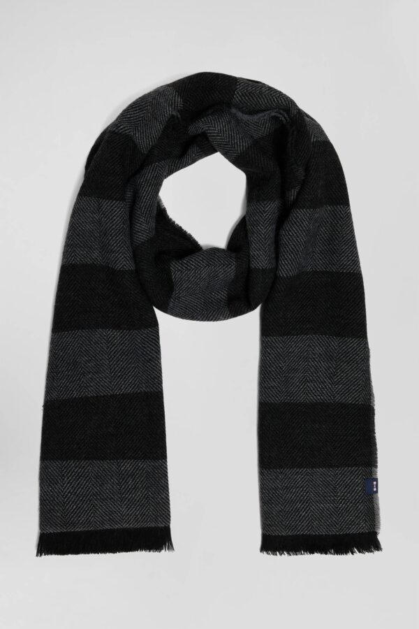 Eden Park Black/Grey Scarf H24ACTEC0011 - Image 2