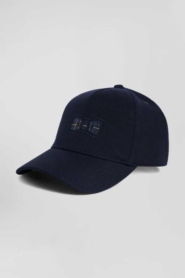 Eden Park Navy blue cap with bow tie emblem H24CHACA0004