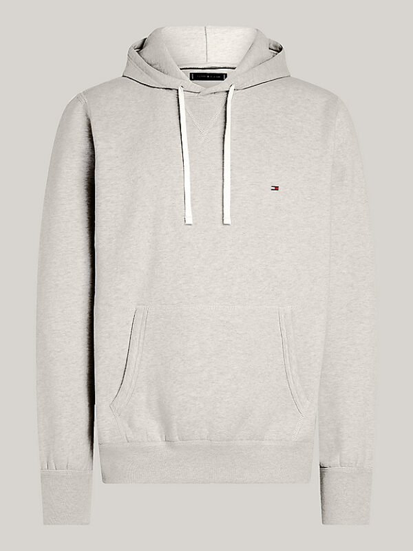 Tommy Hilfiger Oatmilk Essential Fleece Hoody MW0MW37230 HGF - Image 5