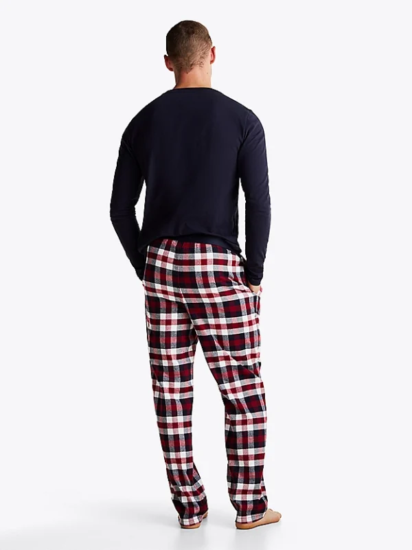 Tommy Hilfiger Red Original Flannel Pyjama Bottoms UM0UM02987 0G2 - Image 3