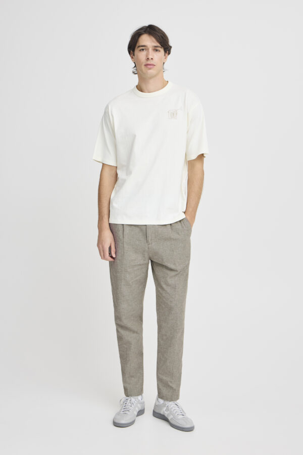 Casual Friday Green Linen Trousers