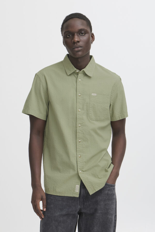 Blend Green Short Sleeve Shirt 20718125
