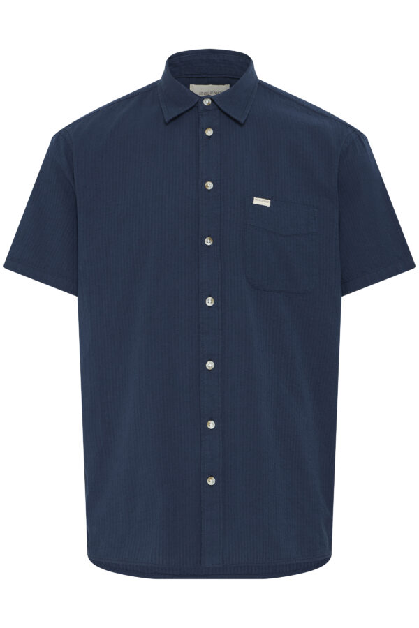 Blend Navy Short Sleeve Shirt 20718125 - Image 4