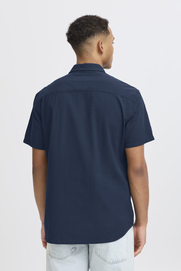 Blend Navy Short Sleeve Shirt 20718125 - Image 3