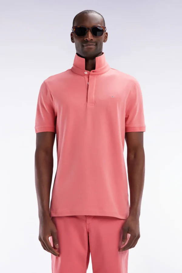 Eden Park Pink Slim Fit Stretch Polo Shirt