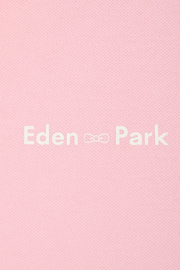 Eden Park Pink Polo with Shoulder Stripe E25MAIPC0037 - Image 6