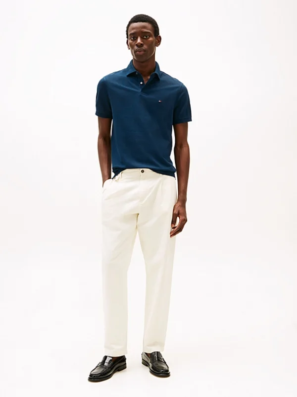 Tommy Hilfiger 1985 Regular Fit Polo in Night Sky - Image 3