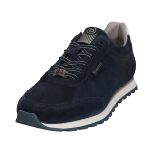 Bugatti Navy Suede Trainer