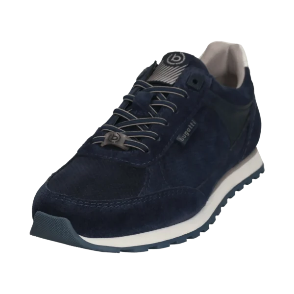 Bugatti Navy Suede Trainer